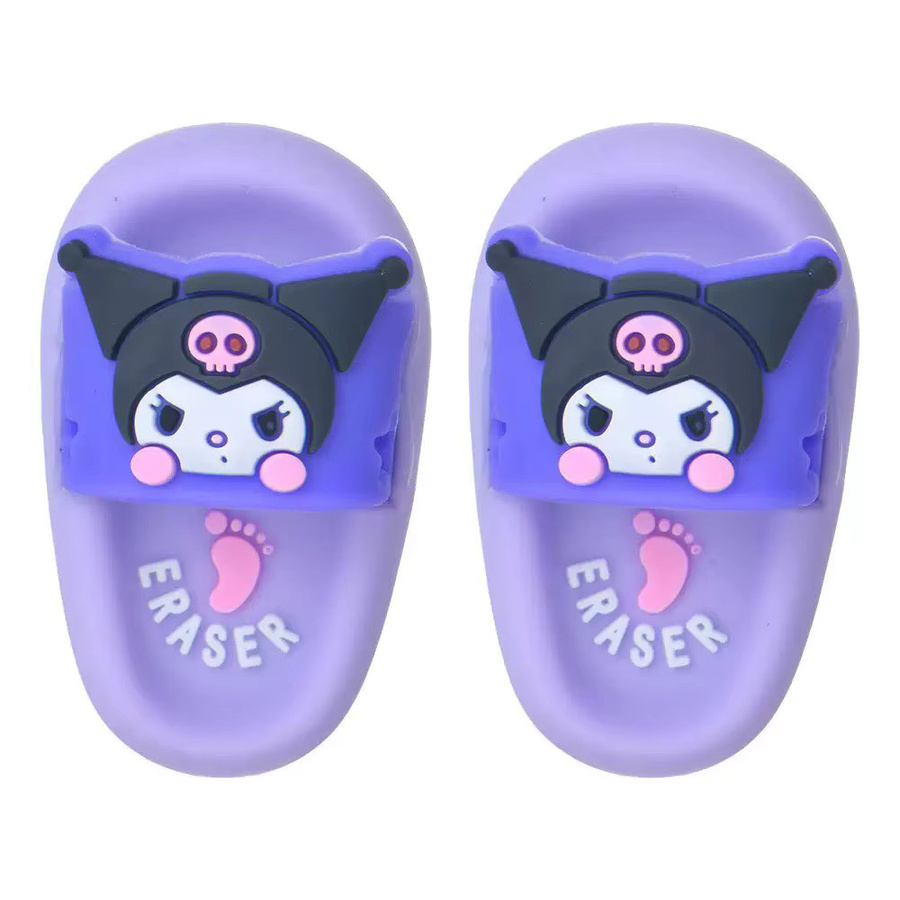 E-STRONG Kawaii Mini Radiergummi Kuromi und My Melody Design für Kinder und Studenten - Bild 2