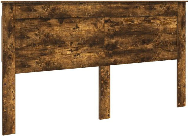 vidaXL Kopfteil für das Bett in Geräucherte Eiche, Modernes Design, Braun, Matt - Bild 1
