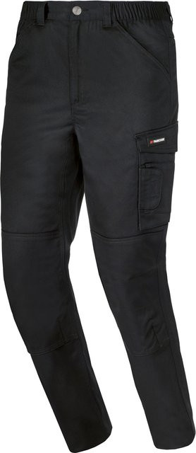 Parkside Herren Arbeitsbundhose aus Poly-Cotton in Schwarz mit Kniepolstertaschen - Bild 1