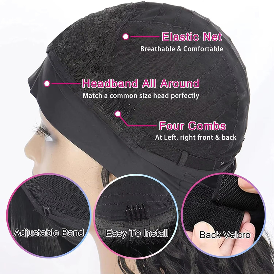 FIUMER Stirnband-Perücke aus Echthaar, Body Deep Wave, Damen - Bild 3