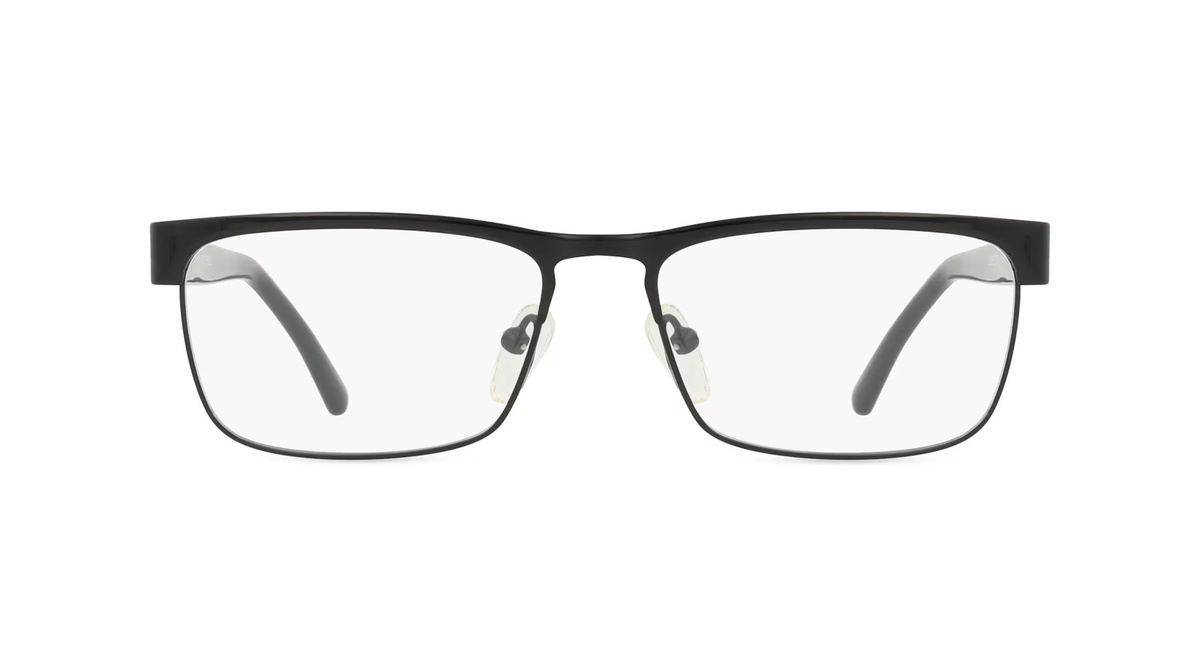Fielmann MC 573 FLEX CL Korrektionsbrille, Herren, Vollrand, Quadratisch, Edelstahl, schwarz - Bild 1
