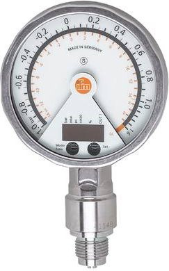 Ifm Electronic Drucksensor PG2409 mit M12 Anschluss, 1 Öffner, 1 Schließer und Analogausgang, Messbereich -14.52 psi bis 14.52 psi - Bild 1
