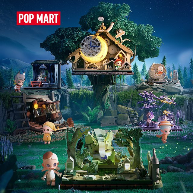POP MART Zsiga Walking Into The Forest Serie, Blockfiguren, 2-teiliges Set - Bild 1