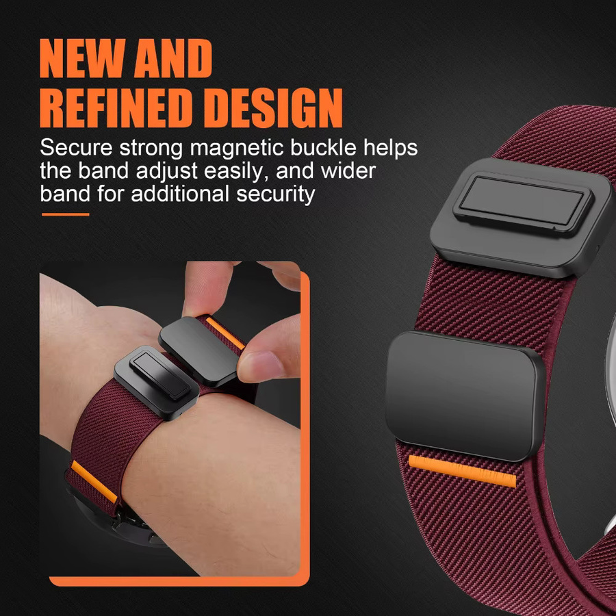 Garmin Uhrenarmband, Magnetisches Schlaufenarmband, Textil/NATO, Unisex - Bild 1