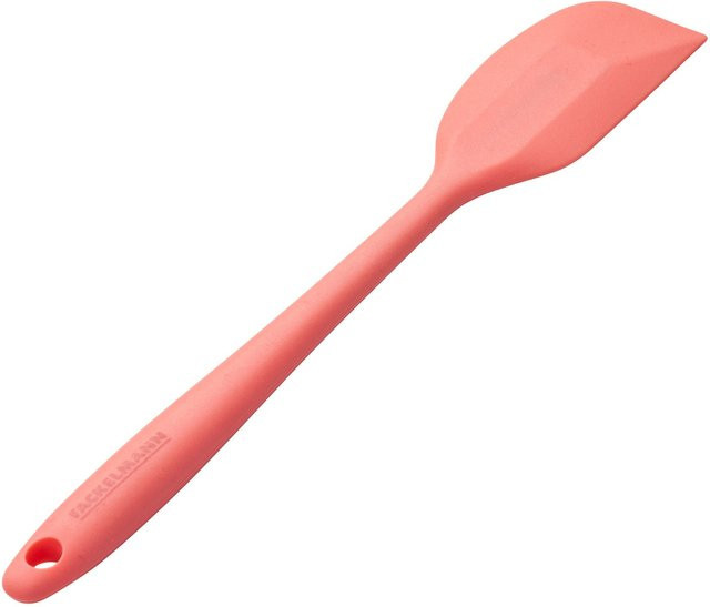 Fackelmann Teigschaber Mini Cooking aus Silikon und Edelstahl, rosa - Bild 1