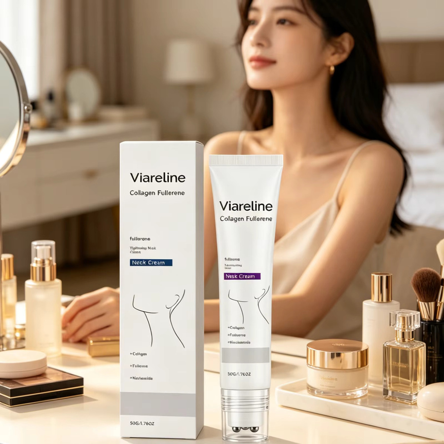 Viareline Halscreme, Feuchtigkeitsspendend, Anti-Aging - Bild 5
