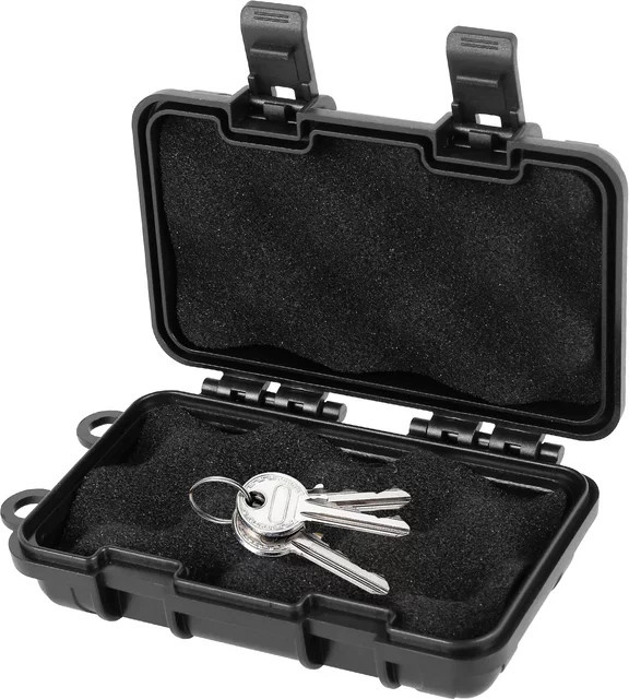 Toorise Magnetischer Schlüsselhalter für das Auto, Wasserdichte Versteckbox in Schwarz - Bild 1