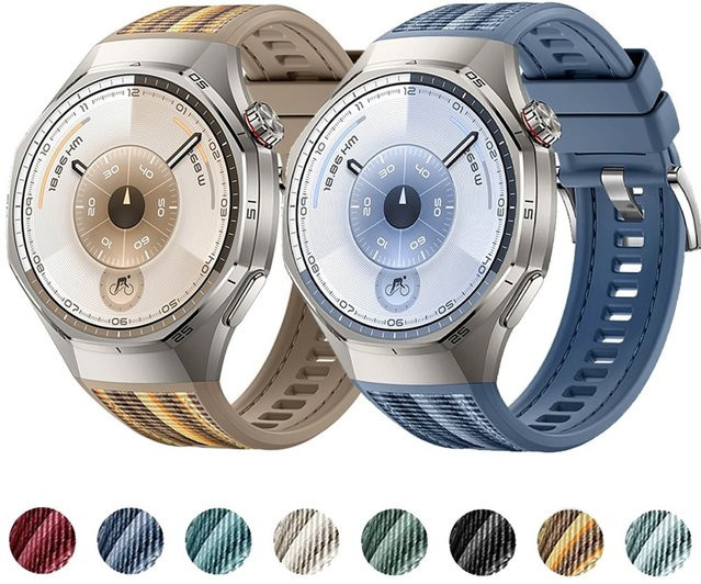 Huawei Uhrenarmband Silikon, Nylon gewebt, Watch GT6 Pro 46mm - Bild 1