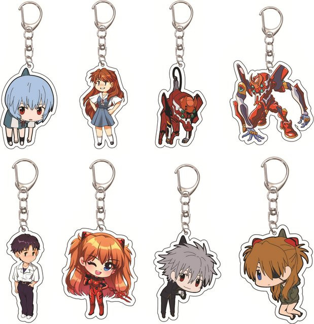 Bandai Schlüsselanhänger Anime Neon Genesis Evangelion, Unisex - Bild 1