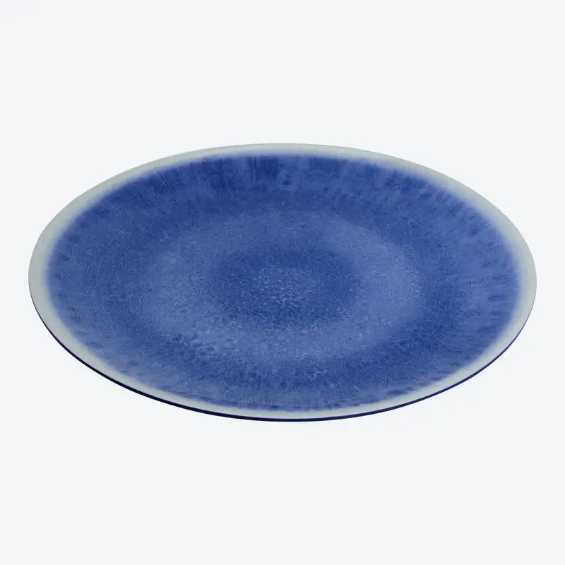 NKD Dessertteller aus Melamin in Blau, Durchmesser: 23 cm - Bild 2
