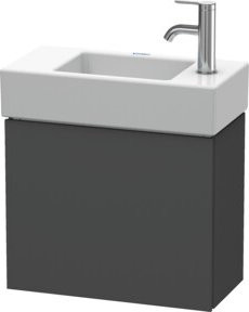 Duravit L-Cube Waschtischunterschrank wandhängend, Anthrazit Grau Matt, B/T/H: 48 x 24 x 40 cm - Bild 1