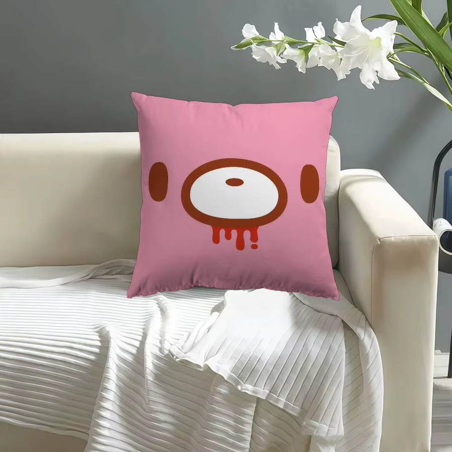 Cartoon Gloomy Bear Kissenbezug quadratisch 30 x 30 cm - Bild 3
