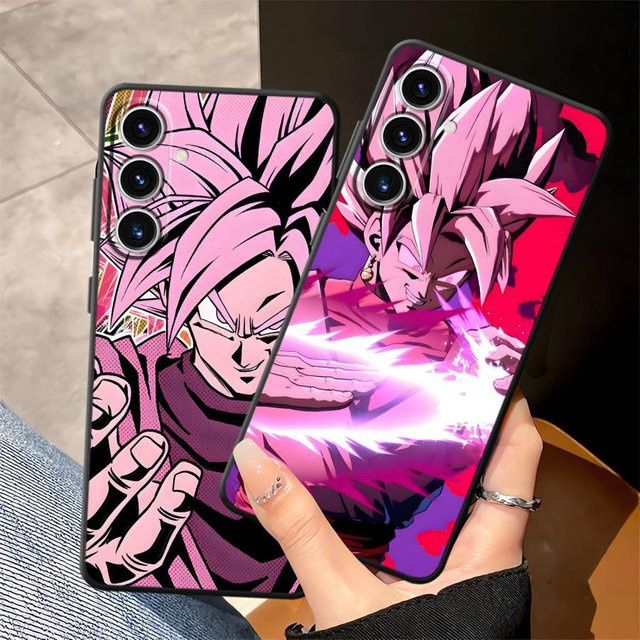 Dragon Ball Cartoon Handyhülle für Samsung Galaxy A-Serie in Schwarz und Multicolour, weiche Schutzhülle - Bild 1