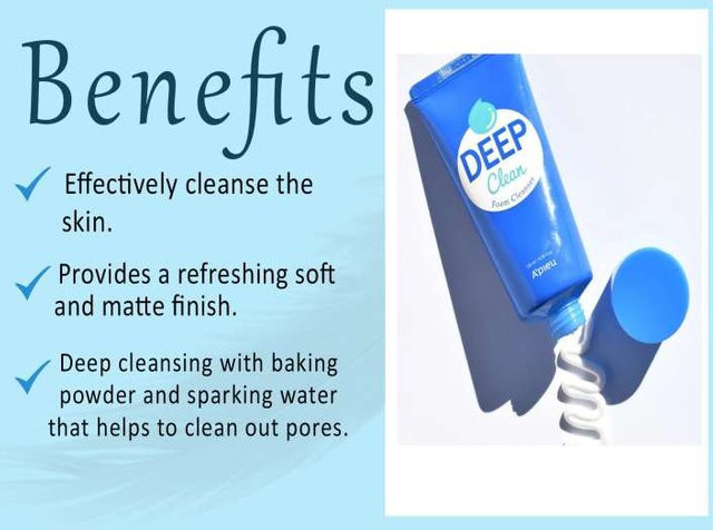 A'PIEU Deep Clean Schaumreiniger, 130 ml, mit Natron, fettige Haut - Bild 1
