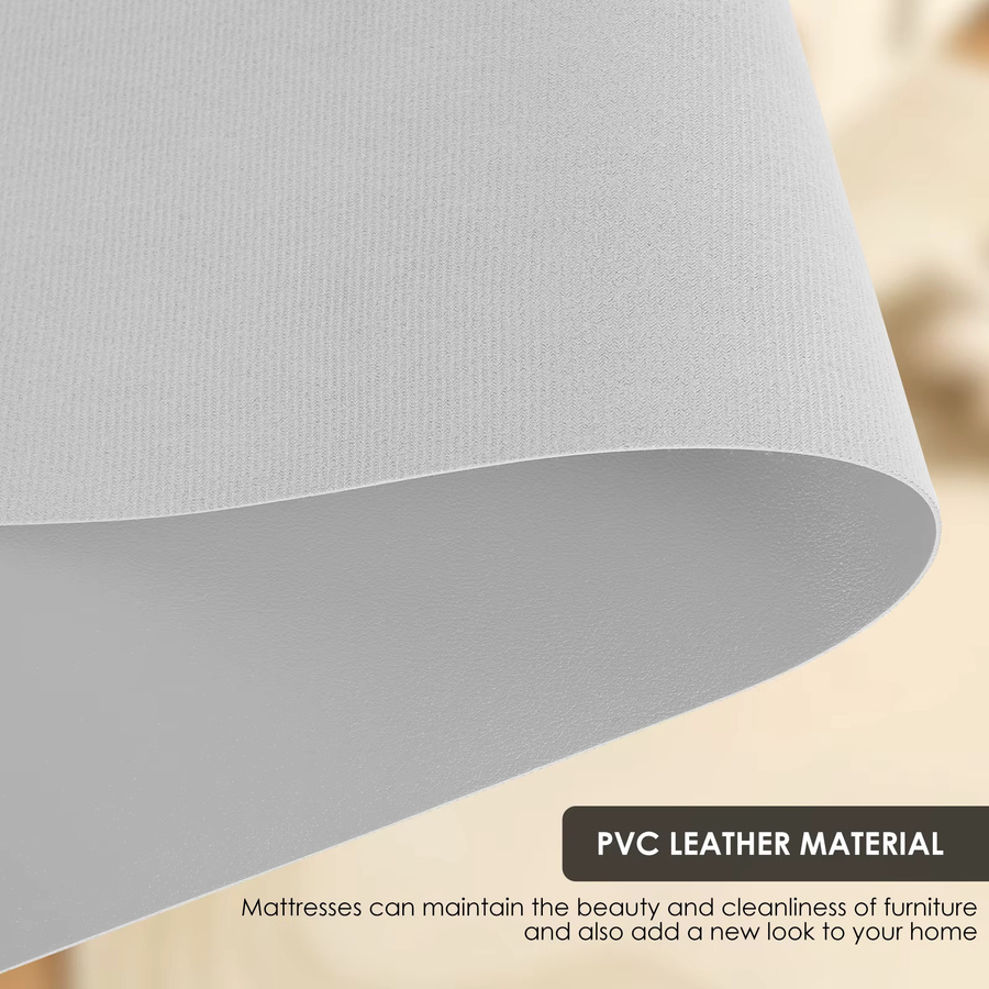 Wasserdichte Schreibtischunterlage aus PVC-Leder in Braun oder Grau, 160 cm Breite - Bild 3