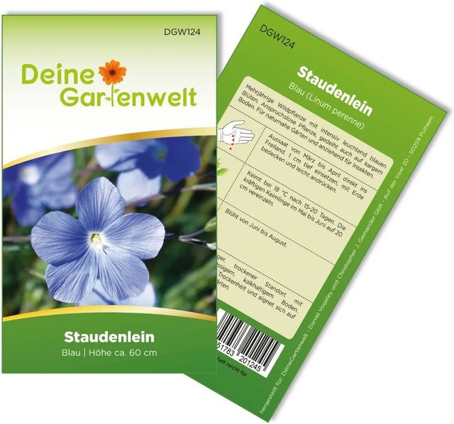 Deine Gartenwelt Stauden Samen Blau für naturnahe Gärten und Dachgärten - Bild 1