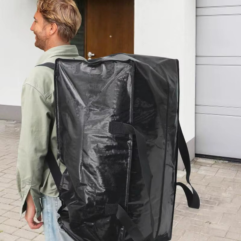 Extra große Hochleistungs-Aufbewahrungstasche in Schwarz zur platzsparenden Verpackung und Aufbewahrung - Bild 5