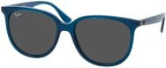 Ray-Ban RB 4378 Sonnenbrille Cat Eye, Kunststoff, Unisex, blau grau - Bild 1