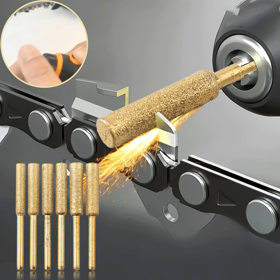Vibratite 6er-Set Schleifzylinder mit Emery-Beschichtung für elektrische Handgrinder, Durchmesser: 4 bis 5,5 mm - Bild 2