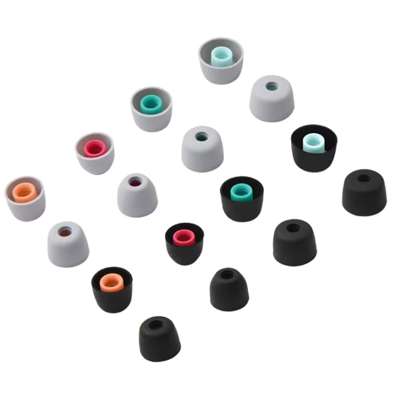6 Stück Silikon-Ohrstöpsel für Sony In-Ear Kopfhörer WF-1000XM5 1000XM4 1000XM3 MDR XBA OnePlus Buds in Schwarz - Bild 5