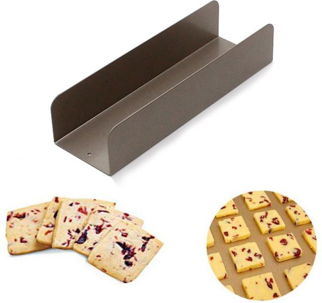 TOMTOP JMS Antihaft U-Form Backform aus Kohlenstoffstahl für Kuchen und Brot, Grau - Bild 1