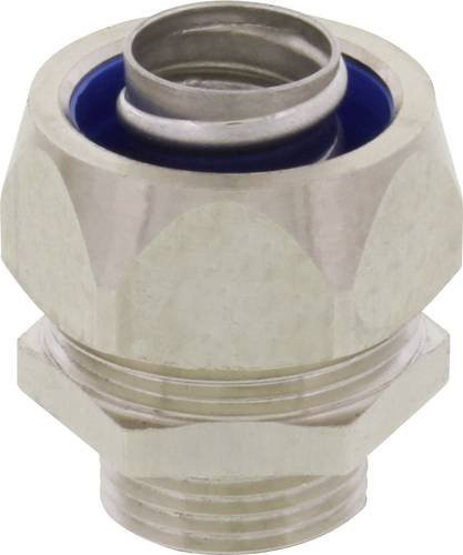 Wiska Schlauchverschraubung EMBMFS-S-16-20 Gerade M20 x 1.5 aus Messing in Silber, 5 Stück - Bild 1