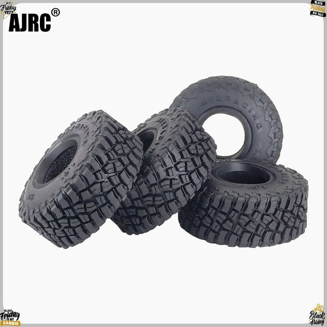 AJRC MT-Reifen, 1/24 RC Crawler Truck Autoteile, 55x22mm, 1,0 Zoll - Bild 1