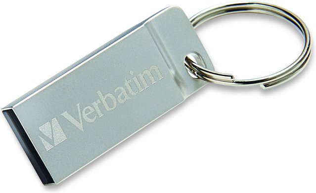 Verbatim Metal Executive USB 2.0 Flash Drive 64GB Silber - Bild 1