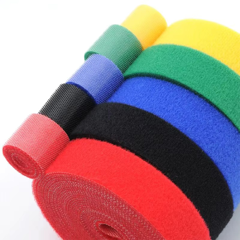Jumbo Klettband doppelseitig schwarz, 50 Meter Rolle für Kabelmanagement und DIY-Projekte - Bild 4