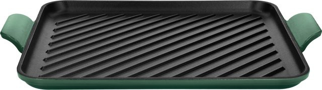 SILVERCREST Premium-Gusseisenpizzaplatte aus emailliertem Gusseisen in Grün - Bild 1
