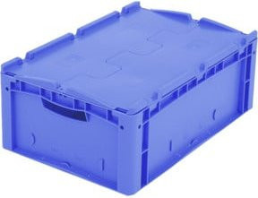 Bito Eurostapelbehälter XL mit Deckel XLD64221, Blau, B/T/H: 60 x 40 x 23,8 cm - Bild 1