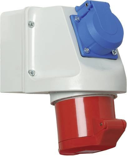 Walther Werke 114 CEE Wandsteckdose 16A 5polig 400V bündig montiert - Bild 1
