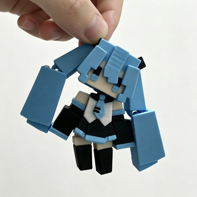 Bandai Anhänger Anime Hatsune Miku, Unisex - Bild 1