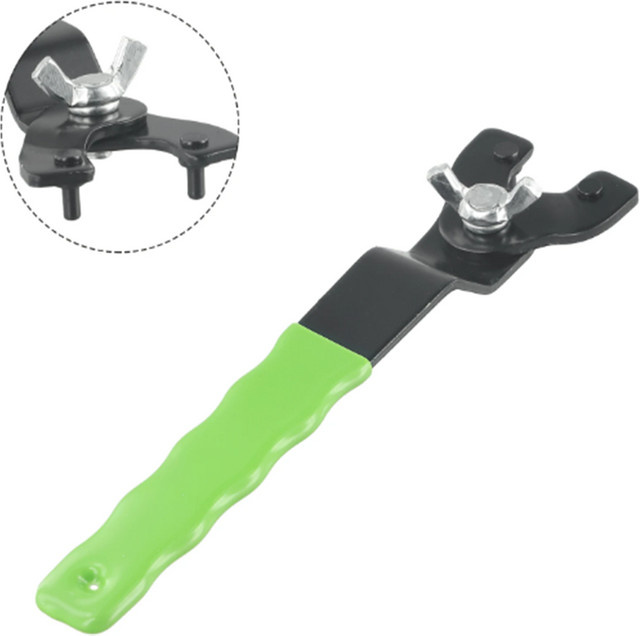 GHTYONG Professioneller Winkelschleifer Schraubenschlüssel, Einstellbarer Kontermutter-Schlüssel mit 12-47mm Spannweite für Schneidemaschinen - Bild 1