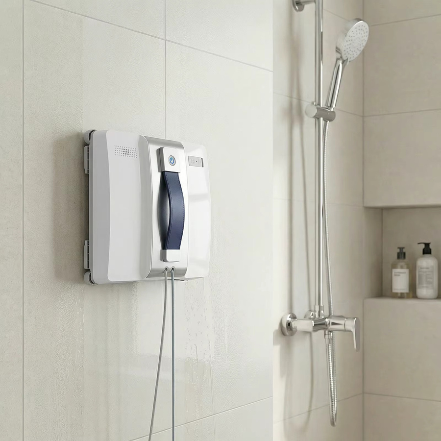 Lubluelu W200 Roboter-Fensterreiniger in Weiß mit 9kPa Saugkraft, Ultraschallreinigung und intelligenter Wegplanung - Bild 4