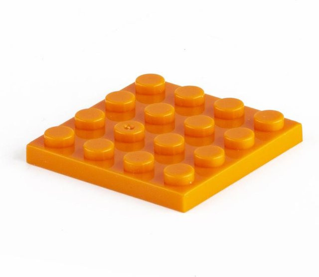 Buildmoc 3031 4x4 Platte, Bausteine, Orange, ab 6 Jahren - Bild 1