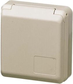 Mennekes CEE Anbaudose Cepex 32A, 5p, 6h, 400V, IP44, Weiß - Bild 1