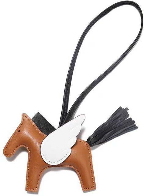 JMG Bags Pegasus Anhänger, Leder, Schwarz, Unisex - Bild 1