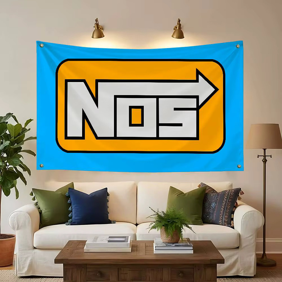 52TOYS N-NOS Flaggenbanner Wandteppich in Multicolour für Garage und Schlafzimmer - Bild 3