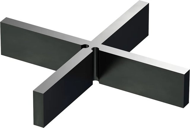 GS Terrassen Fugenkreuz 3 mm in Schwarz, 50 Stück - Bild 1