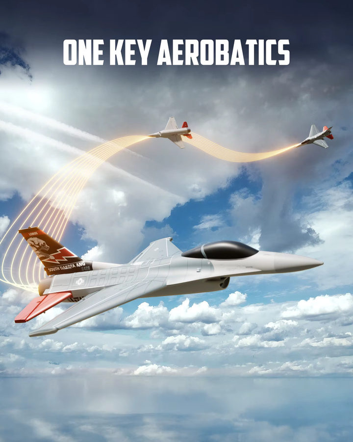 Volantexrc F16 Falco RC Fighter, ferngesteuertes Flugzeug, mit bürstenlosem Motor - Bild 2