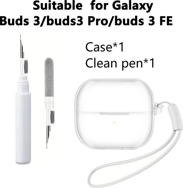 Transparente Silikon-Schutzhülle für Samsung Galaxy Buds 3 Pro - Bild 1
