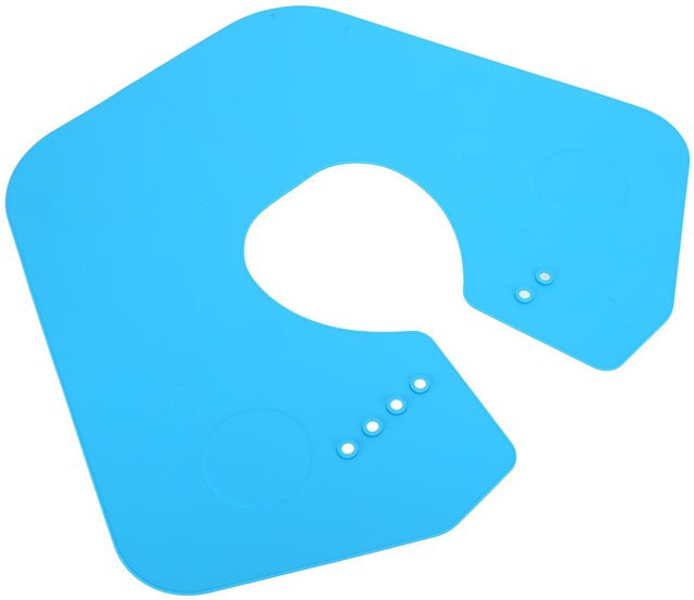 KaiSai Haarschneidekragen aus Silikon, Blue, Unisex - Bild 1