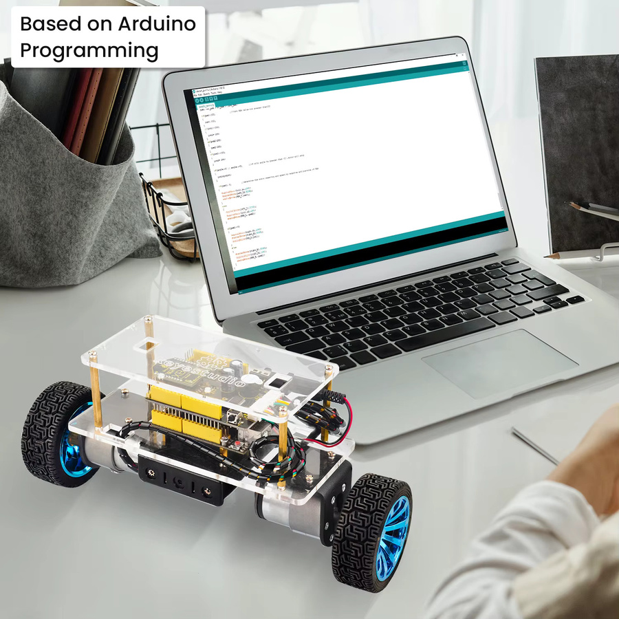 Keyestudio STEM selbstausgleichendes Carkit, Arduino-Roboterauto, DIY-Elektronik-Kit, mit APP-Steuerung - Bild 6