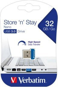 Verbatim Nano USB-Stick 32GB USB 3.2 Gen 1 Blau - Bild 3