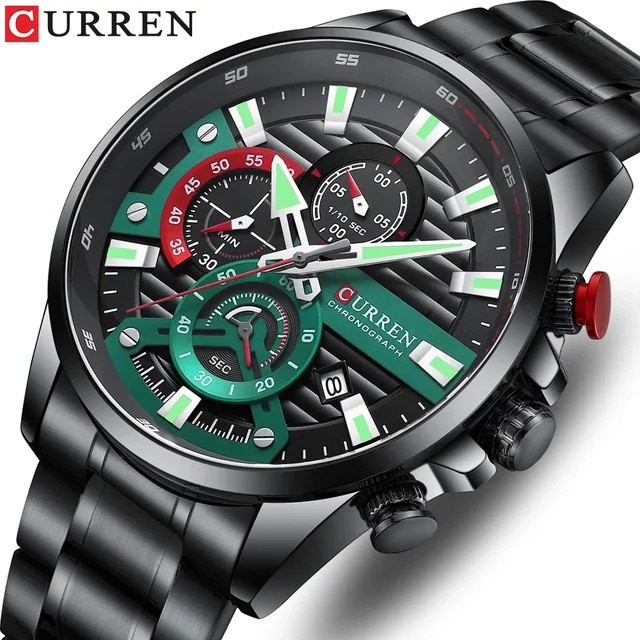 CURREN Armbanduhr Quarz, Edelstahl, Herren, Datum - Bild 1