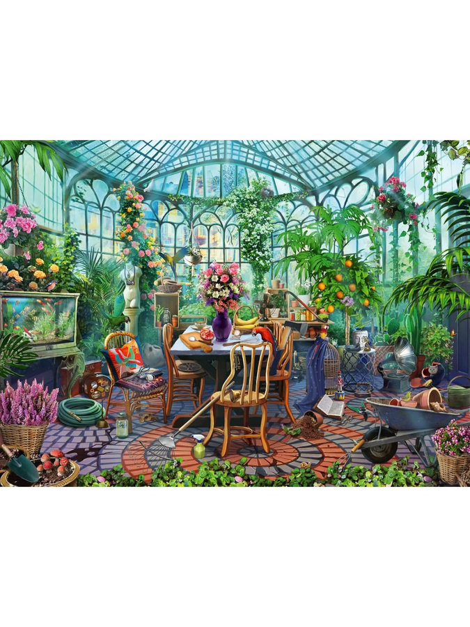 Ravensburger Greenhouse Mornings Puzzle, 1000 Teile - Bild 5