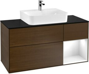 V&B Waschtischunterschrank Finion in Weiß lackiert, Breite: 120 cm, Tiefe: 50,1 cm, Höhe: 50,1 cm - Bild 1