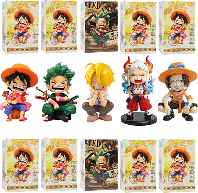 Bandai One Piece Actionfiguren, 5-teiliges Set, Bunt / Mehrfarbig - Bild 1