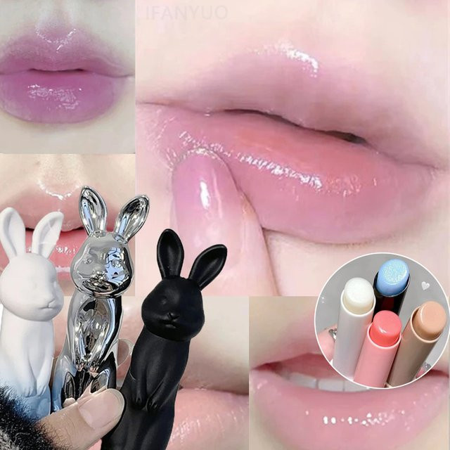 Rabbit Lip Balm Purple Rose, Glänzend, Unisex - Bild 1